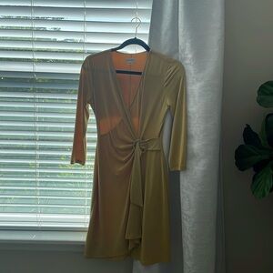 Yellow Calvin Klein dress